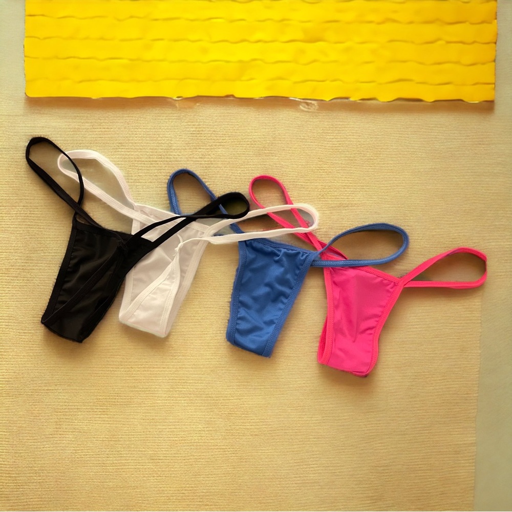 Lot of 4 Thong Panties NWOT